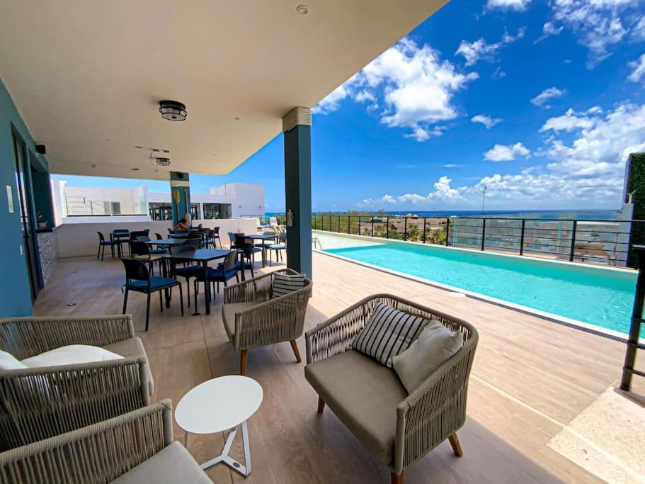 Beautiful + Luxury + Ocean View + Pool Apartment Playa del Carmen Exterior photo